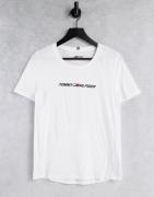 Tommy Hilfiger Sport - Hvid T-shirt med logo