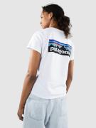 Patagonia P-6 Logo Responsibili T-shirt hvid