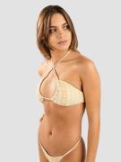 Rhythm Sunray Gather Front Halter Bikini overdel orange