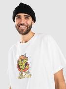 Monet Skateboards Let The Demon Out T-shirt hvid