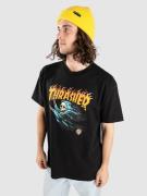 Santa Cruz X Thrasher O`Brien Reaper T-shirt sort