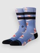 Stance Surfing Santa Crew Socks blå