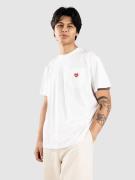 Carhartt WIP Pocket Heart T-shirt hvid