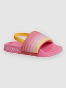 Roxy Tw Slippy Ribb Kids Sandaler gul