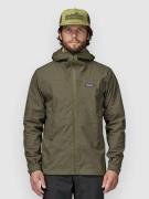 Patagonia Boulder Fork Rain Jakke grøn