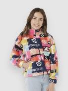 Rip Curl Keepsakes Polar Fleece Kids Hættetrøje med lynlås mønster