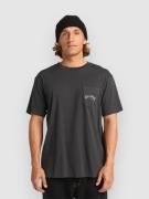 Billabong Stacked Arch Pkt T-shirt sort