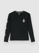 Volcom Iconic Stone Gidt Kids Longsleeve T-Shirt sort