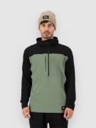 Mons Royale Offgrid Merino Fleece 1/2 Fleecejakke sort
