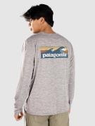 Patagonia Cap Cool Daily Graphic Longsleeve Lycra blå