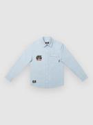The Dudes Silly Dudes Over Chuck Denim Premium Skjorte blå