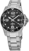 Longines Herreur L3.782.4.56.6 Hydroconquest Sort/Stål Ø43 mm