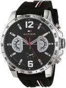 Tommy Hilfiger Herreur 1791473 Sort/Gummi Ø46 mm