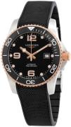 Longines Herreur L3.781.3.58.9 HydroConquest Sort/Gummi Ø41 mm