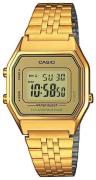 Casio Dameur LA680WEGA-9ER Collection LCD/Gul guldtonet stål