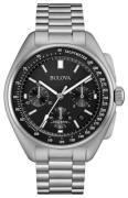 Bulova Herreur 96B258 Bracelet Sort/Stål Ø45 mm