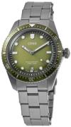 Oris Herreur 01 733 7707 4057-07 8 20 18 Divers Grøn/Stål Ø40 mm