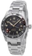 Longines Herreur L3.802.1.53.6 Spirit Zulu Time Sort/Titanium Ø39 mm