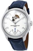 Baume & Mercier Herreur M0A10448 Clifton Hvid/Læder Ø43 mm