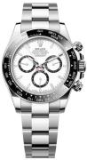 Rolex Herreur 126500LN-0001 Cosmograph Daytona Hvid/Stål Ø40 mm
