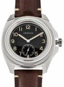 Longines Herreur L2.838.4.53.0 Pilot Majetek Sort/Læder Ø43 mm