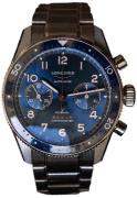 Longines Herreur L3.821.4.93.6 Spirit Flyback Blå/Stål Ø42 mm