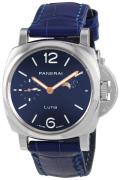 Panerai PAM01179 Luminor Due Blå/Læder Ø38 mm