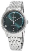 Omega Herreur 434.10.40.20.10.001 De Ville Prestige Grøn/Stål Ø40