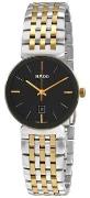 Rado Dameur R48913153 Florence Sort/Gul guldtonet stål Ø30 mm