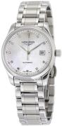 Longines Dameur L2.357.4.87.6 Master Hvid/Stål Ø34 mm