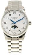 Longines Dameur L2.409.4.78.6 Master Hvid/Stål Ø34 mm