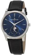 Jaeger LeCoultre Herreur 1368480 Master Ultra Thin Blå/Læder Ø39 mm