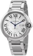 Cartier Herreur WSBB0049 Ballon Bleu De Sølvfarvet/Stål Ø42 mm