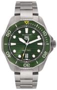 TAG Heuer Herreur WBP208B.BF0631 Aquaracer Grøn/Titanium Ø43 mm