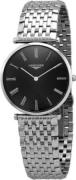 Longines Dameur L4.755.4.51.6 La Grande Classique De Sort/Stål Ø36