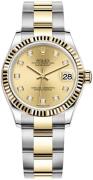 Rolex Dameur 278273-0025 Datejust 31 Guld/18 karat guld Ø31 mm