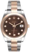 Rolex Herreur 126301-0003 Datejust 41 Brun/18 karat rosa guld Ø41 mm