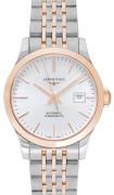 Longines Dameur L2.321.5.72.7 Record Sølvfarvet/18 karat rosa guld