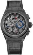 Zenith Herreur 49.9000.9004-78.R582 El Primero Skeletskåret/Gummi