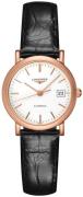 Longines Dameur L4.378.8.12.4 Elegant Hvid/Læder Ø27.2 mm