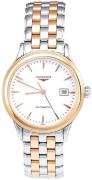 Longines Dameur L4.374.3.92.7 Flagship Hvid/Rosaguldtonet stål Ø30