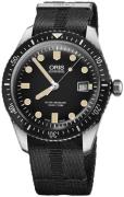 Oris Herreur 01 733 7720 4054-07 5 21 26FC Diving Sort/Tekstil Ø42 mm