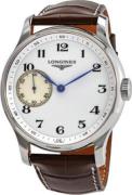 Longines Herreur L2.841.4.18.3 Master Hvid/Læder Ø47.5 mm