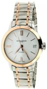 Baume & Mercier Dameur M0A10269 Classima Hvid/Rosaguldtonet stål