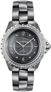 Chanel Dameur H2566 J12 Grå/Keramik Ø38 mm