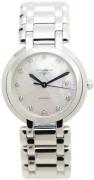 Longines Dameur L8.113.4.87.6 PrimaLuna Hvid/Stål Ø30 mm