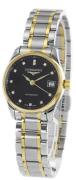 Longines Dameur L2.128.5.57.7 Master Sort/Stål Ø25.5 mm