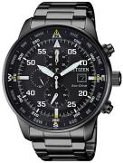 Citizen Herreur CA0695-84E Sort/Stål Ø44 mm