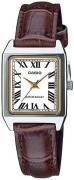 Casio Dameur LTP-V007L-7B2UDF Classic Hvid/Læder 20x30 mm