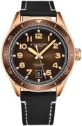 Stührling Original Herreur 3989.4 Monaco Brun/Læder Ø42 mm